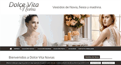 Desktop Screenshot of dolcevitanovias.com